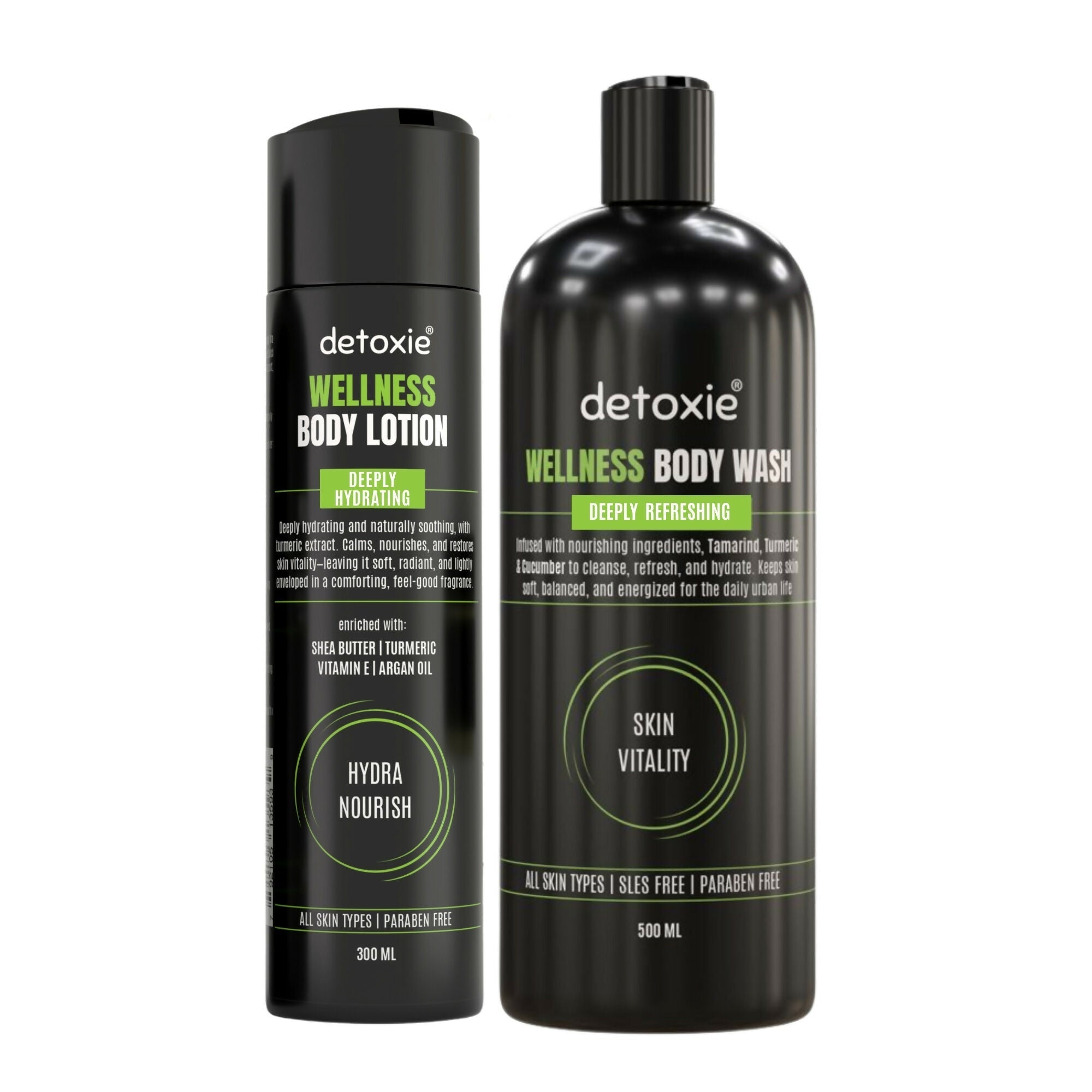 Detoxie Body Wash & Body Lotion Combo - Wellness | Grocsy