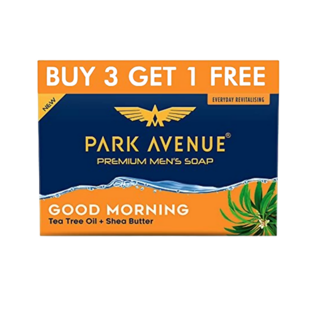 Park Avenue Premium Men’s Soap Good Morning Tea Tree Oil + Shea Butter | Grocsy