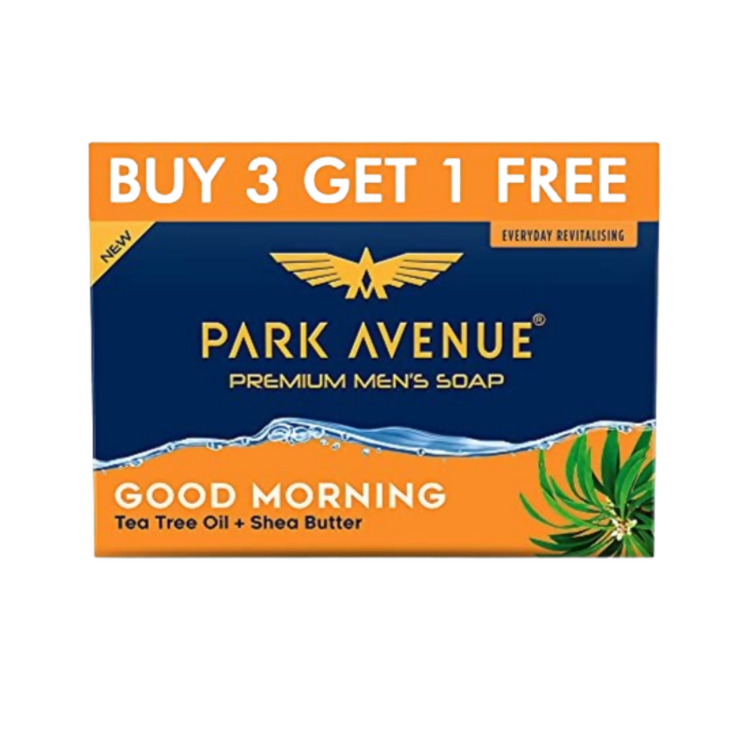 Park Avenue Premium Men’s Soap Good Morning Tea Tree Oil + Shea Butter | Grocsy