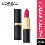 L'Oreal Paris Color Riche Moist Matte Lipstick - 214 Raspberry Syrup | Grocsy
