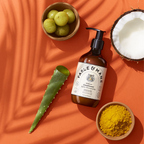 Fable & Mane HoliRoots Hydrating Conditioner For Smooth Frizz-Free Hair With Coconuts And Turmeric | Grocsy