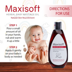 Maxisoft Herbal Baby Massage Oil | Grocsy