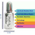 Goodmunchkins Stainless Steel Feeding Bottle 304 Grade Steel, Jointless, BPA Free, Rustfree Bottle For Kids 220ml | Grocsy