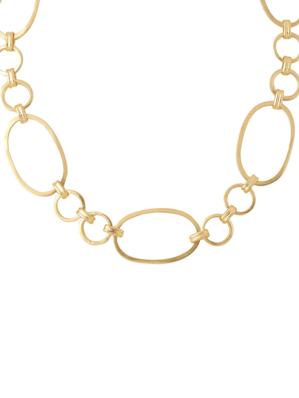 NVR Women Gold-Polished Statement Necklace | Grocsy