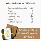 Mitti Se Coffee Cinnamon Clay Handcrafted Soap | Grocsy