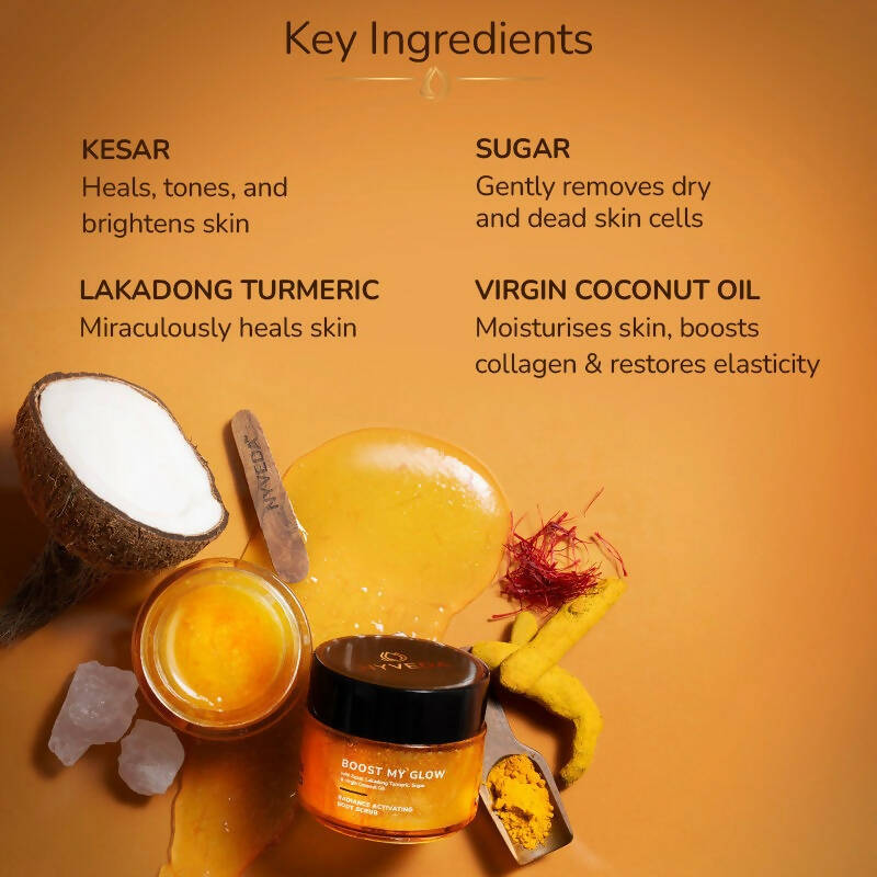 Nyveda Boost My Glow Radiance Activating Sugar Scrub | Grocsy