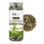 Blue Tea Organic Ashwagandha Green Tea | Grocsy