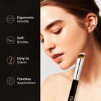 Gleva Angle Flat Small Concealer Brush | Grocsy