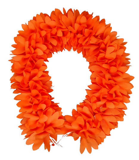 Orange Fabric Gajra | Grocsy