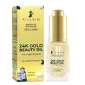 Pilgrim 24K Gold Beauty Oil For Glowing Skin, Deep Nourishing, Anti Aging, Make Up Primer | Grocsy
