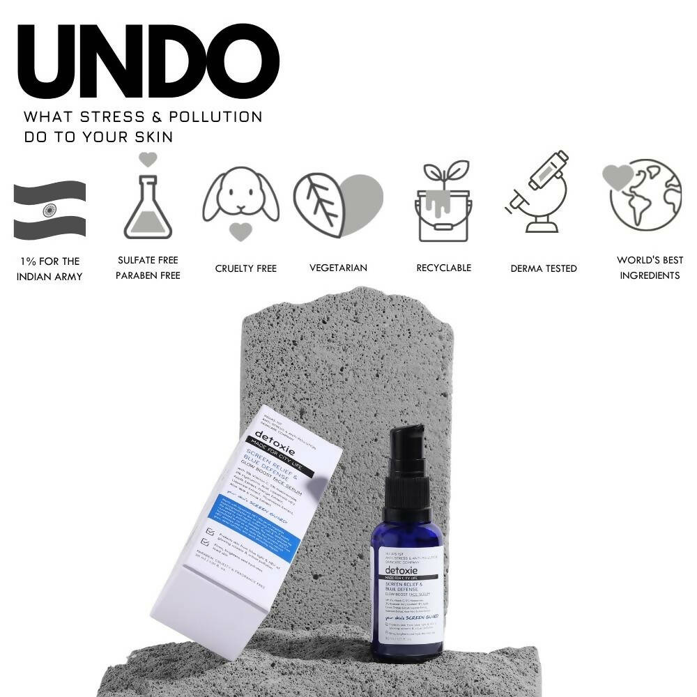 Detoxie Screen Relief & Blue Defense Face Serum | Grocsy