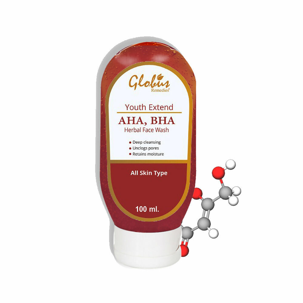 Globus Remedies AHA BHA & Kojic Acid Face Wash, For Skin Brightening | Grocsy