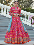 Partywear Designer Pink Heavy Soft Killer Silk Salwar Suit - Anbazaar | Grocsy