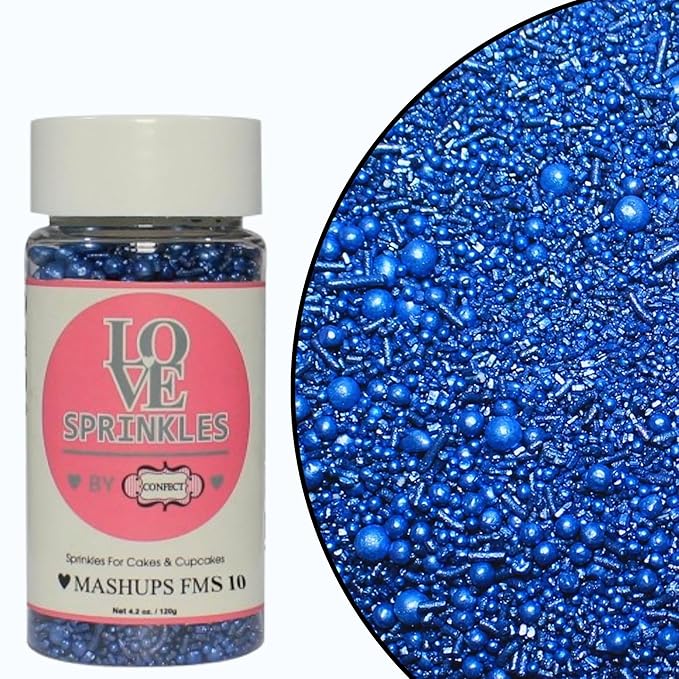 Confect Navy Blue | Sprinkles Bottle for Decoration Bottle | Grocsy