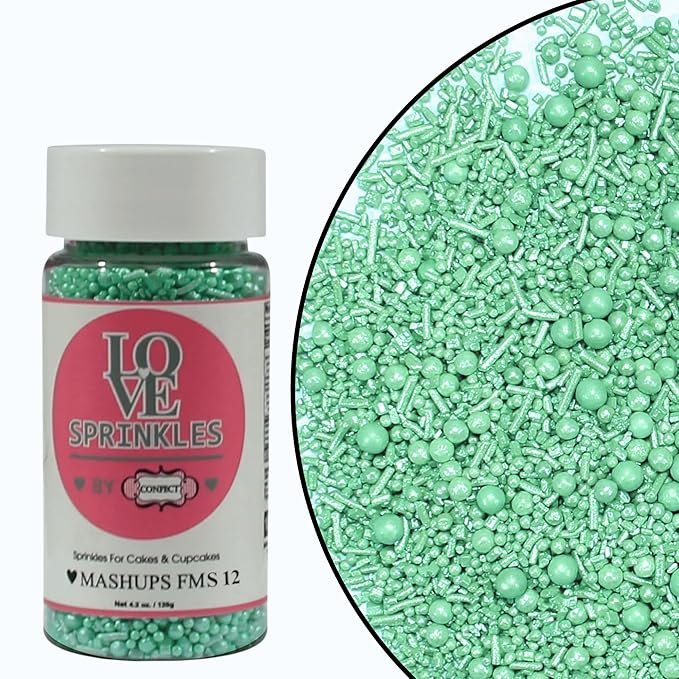 Confect Mint Green | Sprinkles Bottle for Decoration Bottle | Grocsy