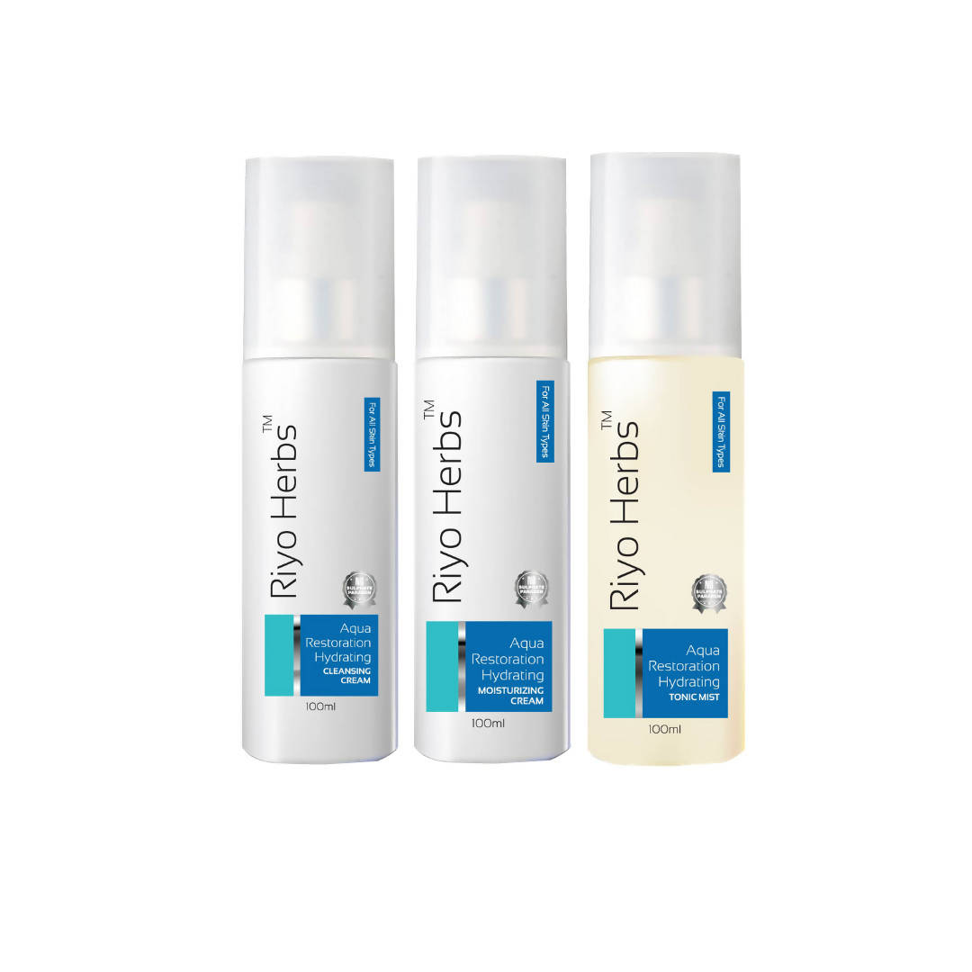 Riyo Herbs Cleanser, Toner & Moisturizer Combo | Grocsy