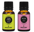 Earth N Pure Rose & Tea Tree Essential Oils | Grocsy