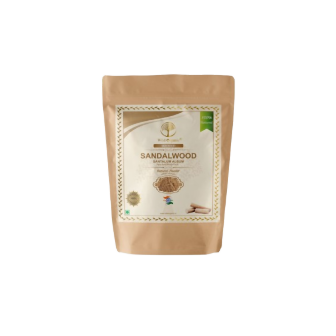 Wild Organic Sandalwood Powder For Skin And Body Pack | Grocsy