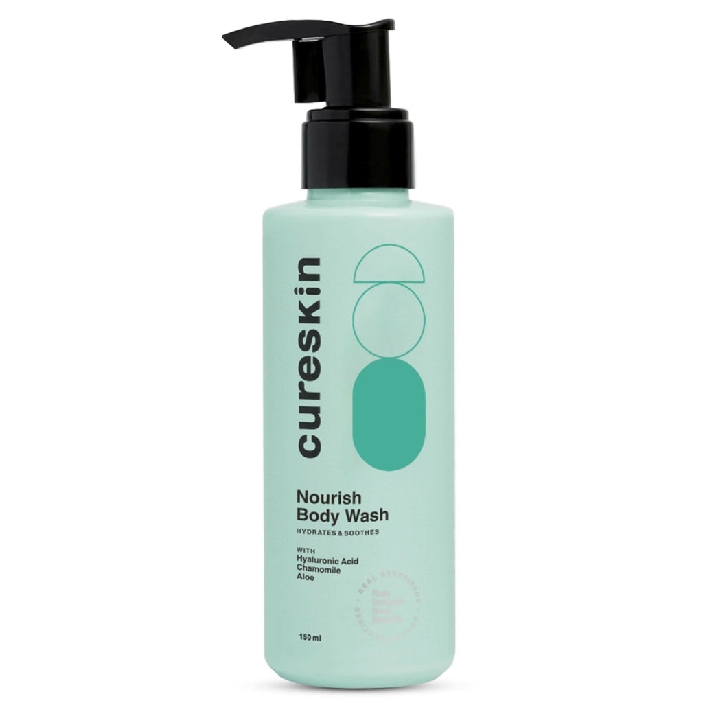 Cureskin Nourish Body Wash - Hydrates & Sooths with Hyaluronic Acid, Chamomile and Aloe | Grocsy