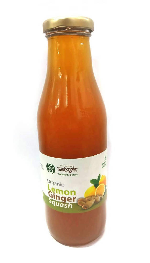 Siddhagiri's Satvyk Organic Lemon Ginger Squash | Grocsy
