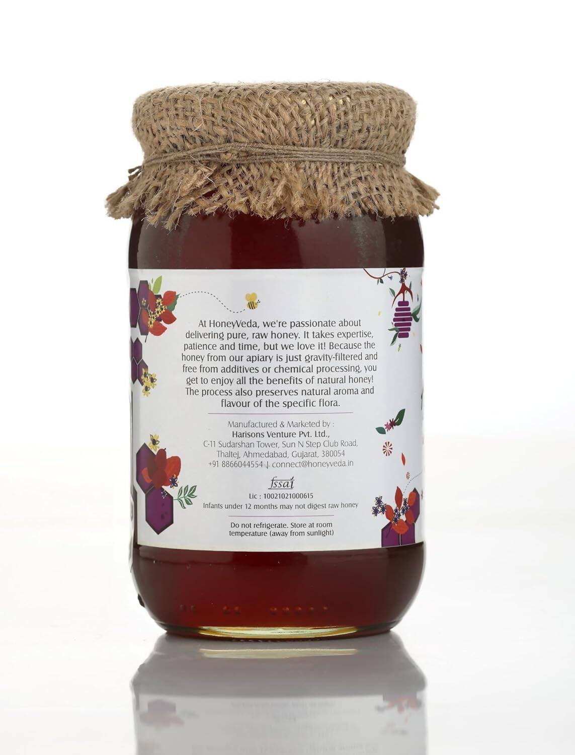 HoneyVeda Jamun Raw Honey | Grocsy