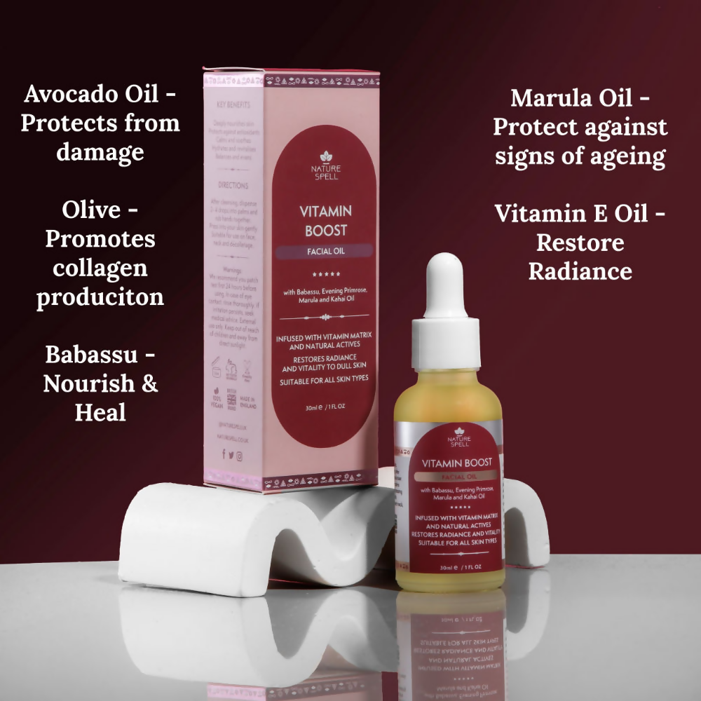 Nature Spell Vitamin Boost Facial Oil | Grocsy