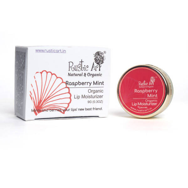 Rustic Art Raspberry Mint Organic Lip Moisturizer | Grocsy