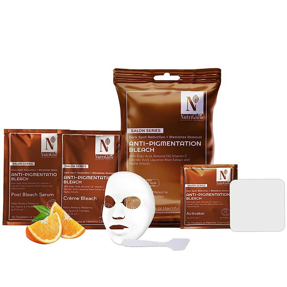 NutriGlow Advanced Organics Anti-pigmentation Bleach (6 in 1) | Grocsy
