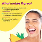 PLIX The Plant Fix 2% Alpha Arbutin Pineapple Moisturizer With SymWhite PLUS For Hyperpigmentation & Dark Spots | Grocsy