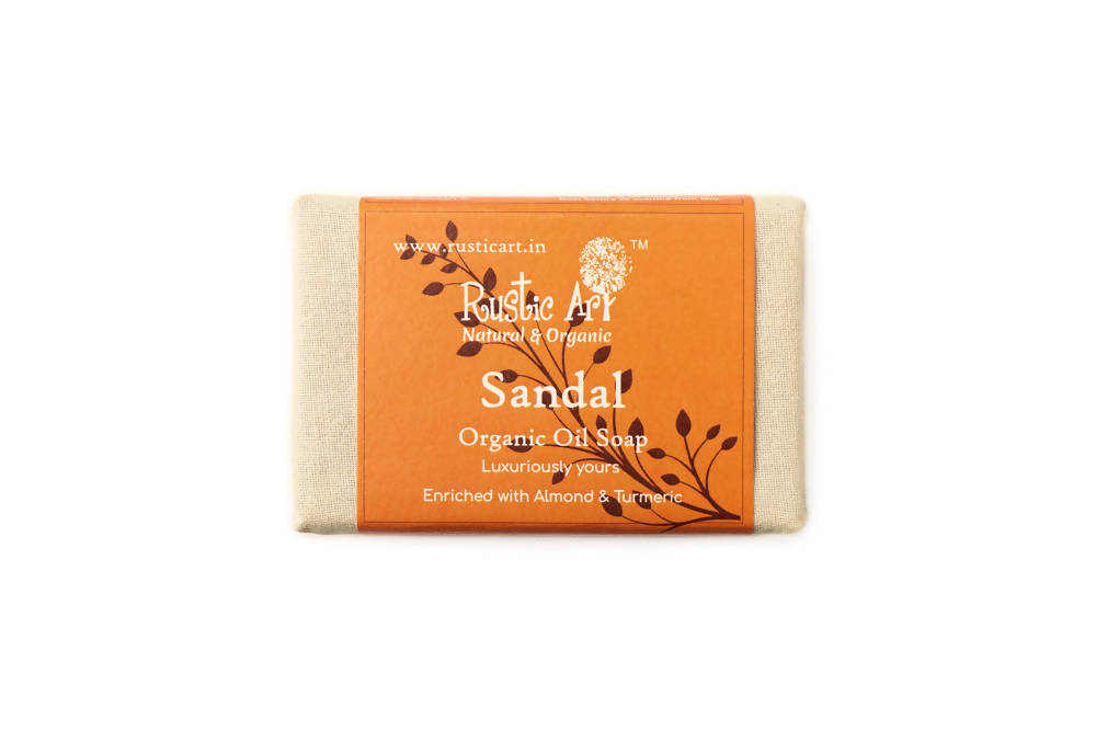 Rustic Art Sandal Organic Oil Soap | Grocsy