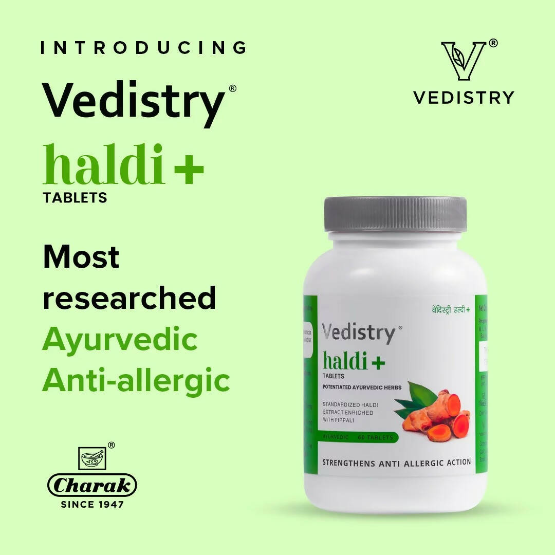 Vedistry Haldi Tablets | Grocsy