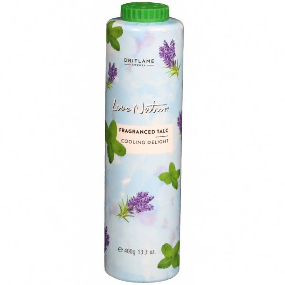Oriflame Love Nature Fragranced Talc Cooling Delight | Grocsy