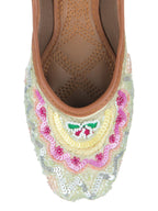 Desi Colour Women Indian Ethnic Footwear-Heavy Emb -6 | Grocsy