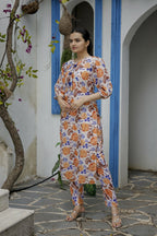 Aayaa Pure Muslin printed Multi Co-Ord Set - Multi Color | Grocsy