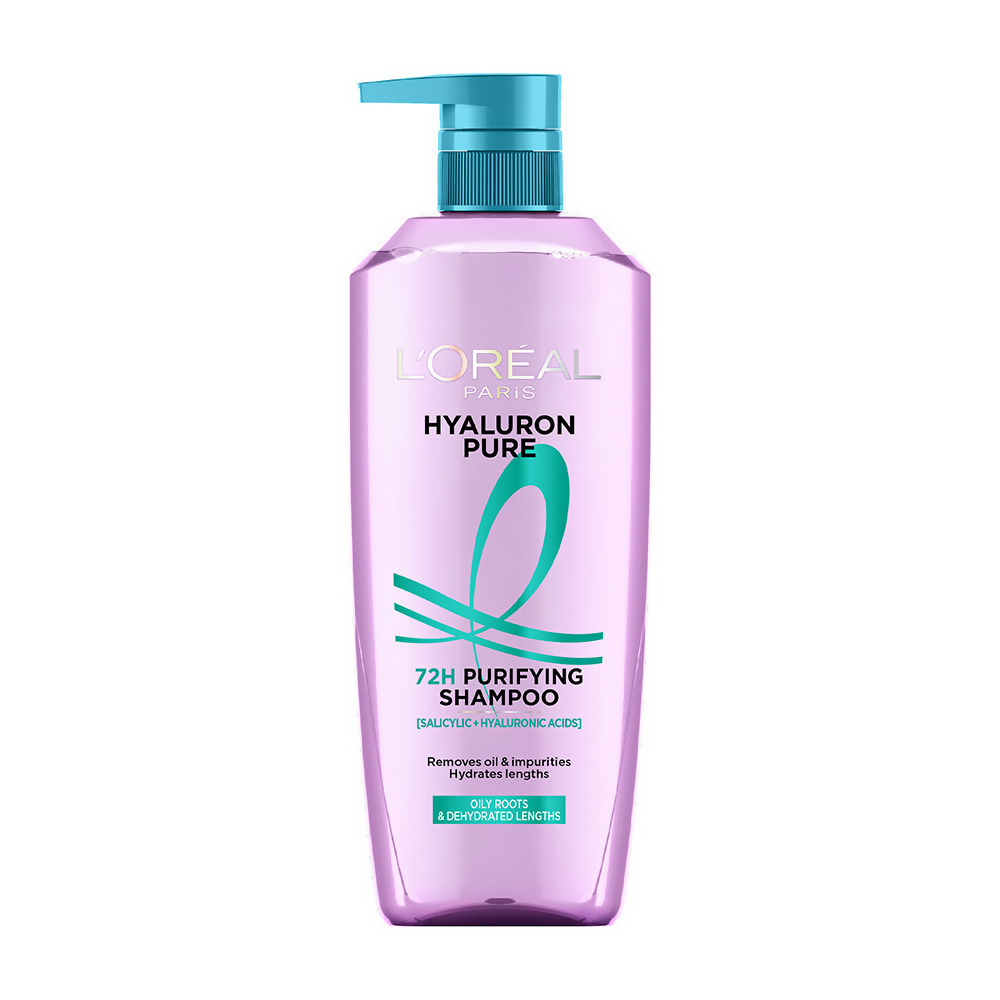 L'Oreal Paris Hyaluron Pure 72H Purifying Shampoo | Grocsy