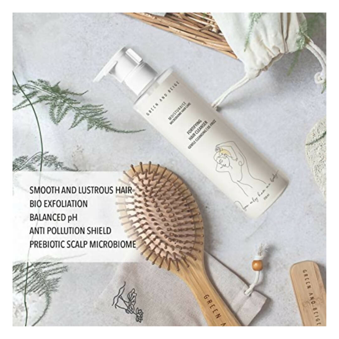Green And Beige Moisturaise Fortifying Hair Cleanser | Grocsy