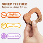 Matoyi Fish Rattle & Color Bowling Pin & Rainbow Stacker & Sheep Teether & Flat Disk Rattle For Kids | Grocsy