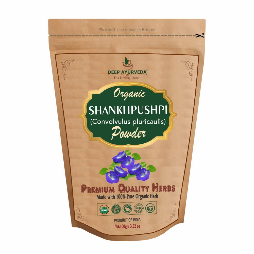 Deep Ayurveda Organic Shankhpushpi Powder | Grocsy