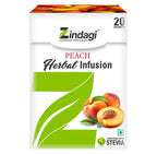 Zindagi Peach Herbal Infusion Sachets | Grocsy