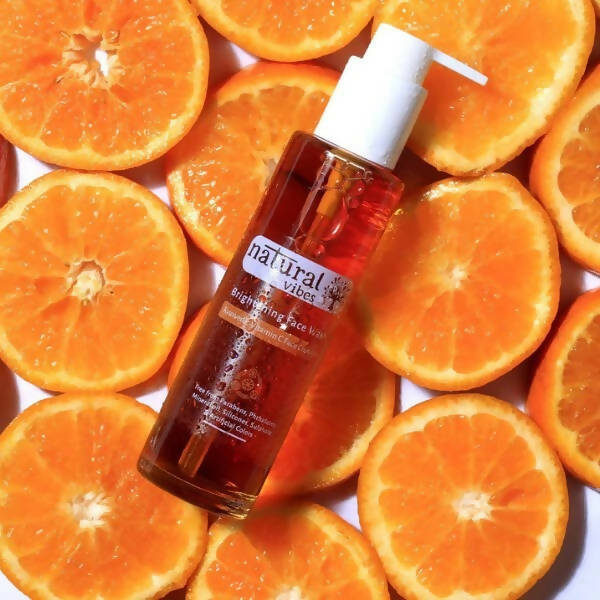 Natural Vibes Ayurvedic Vitamin C Brightening Face Wash | Grocsy