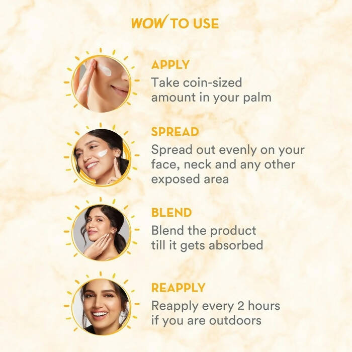 Wow Skin Science Hydrating Sunscreen Spf 50 Pa +++ | Grocsy