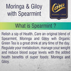 Care Moringa & Giloy Green Tea Bags with Spearmint | Grocsy