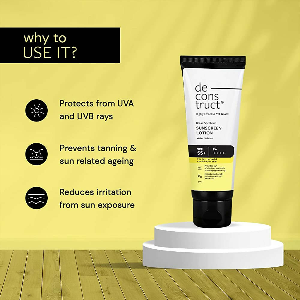 Deconstruct Broad Spectrum Sunscreen Lotion | Grocsy