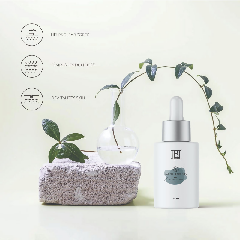 The Body Temple Lactic Acid 10% Face Serum | Grocsy