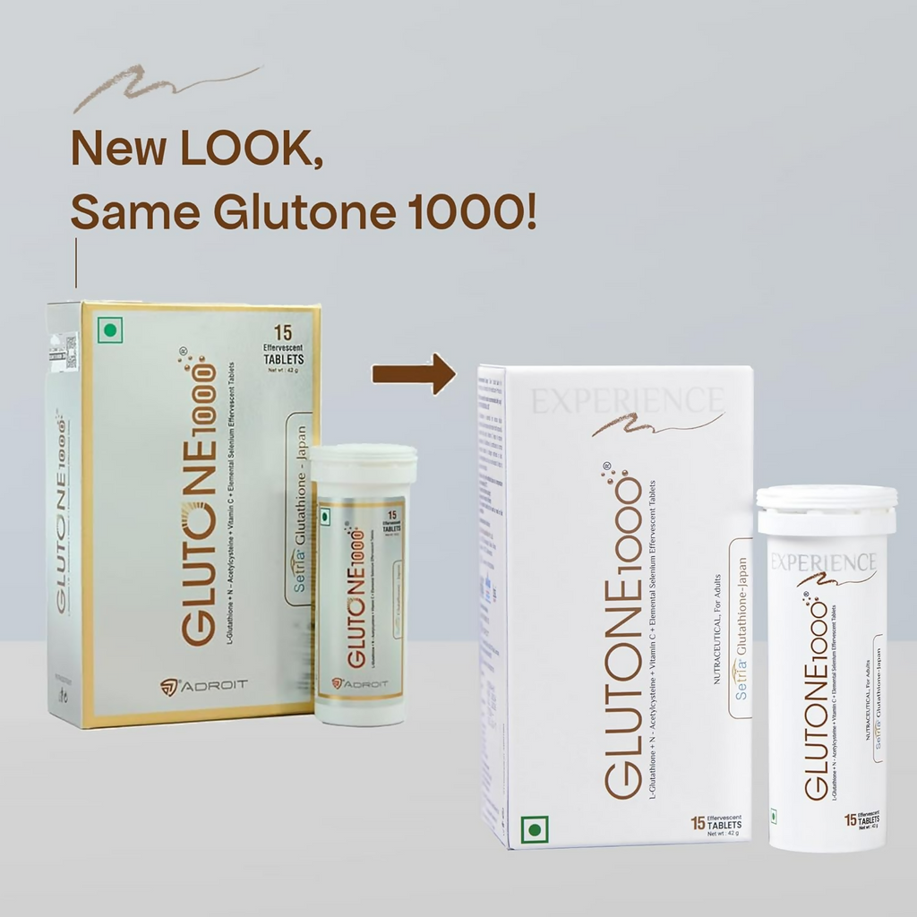 Glutone 1000 Setria L-Glutathione Effervescent Tablets | Grocsy