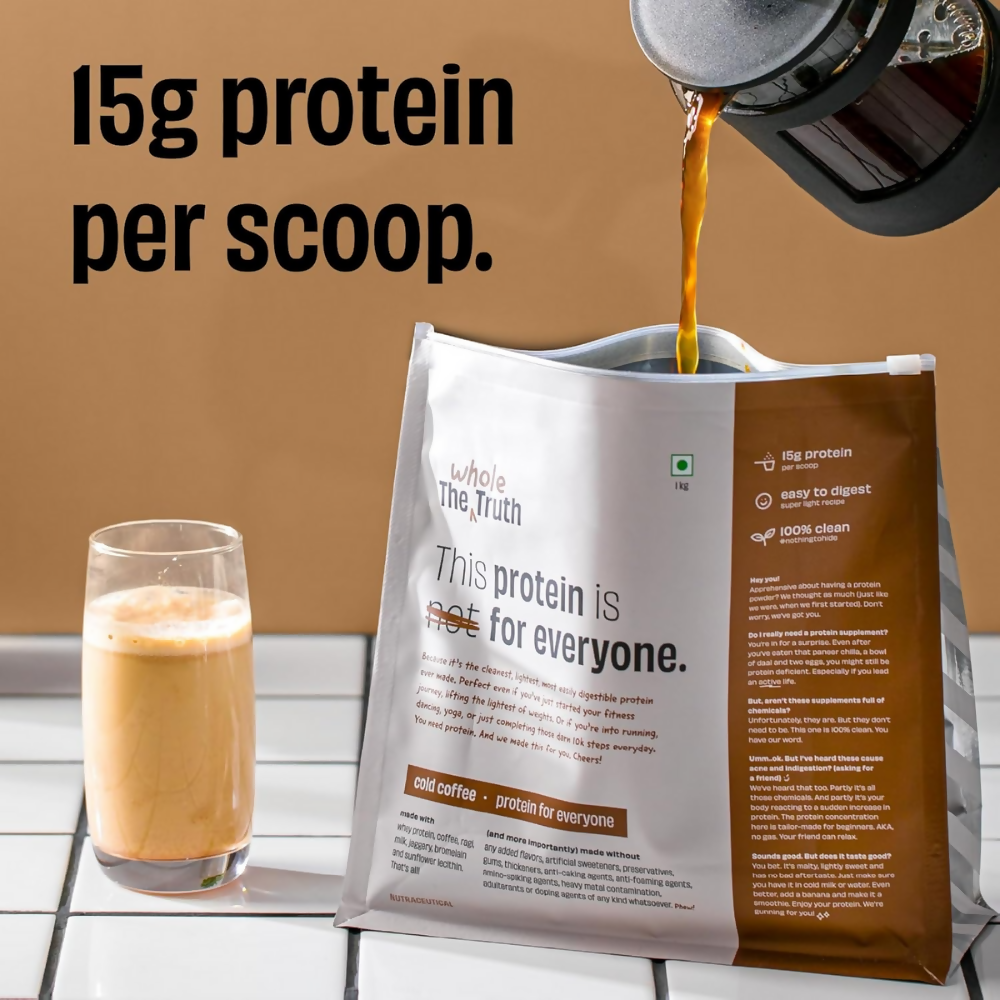 The Whole Truth 15g Protein/Scoop - Cold Coffee | Grocsy