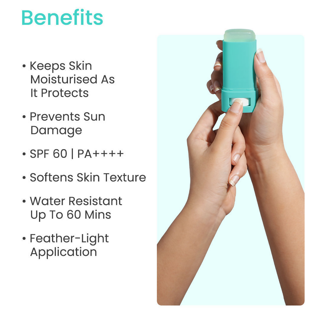 Earth Rhythm Aqua Surge Clear Sunstick SPF 60 | Grocsy