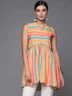 Ahalyaa Women's Traditional wear Tunic - Multicolor | Grocsy