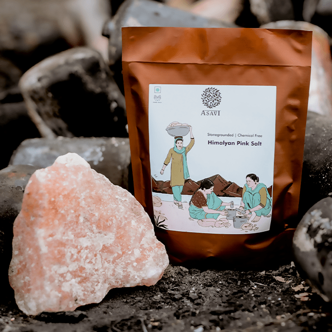 Asavi Stone Grounded Himalayan Pink Salt | Grocsy