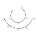 Joban Fashion Silver Copper Anklet For Girl | Grocsy